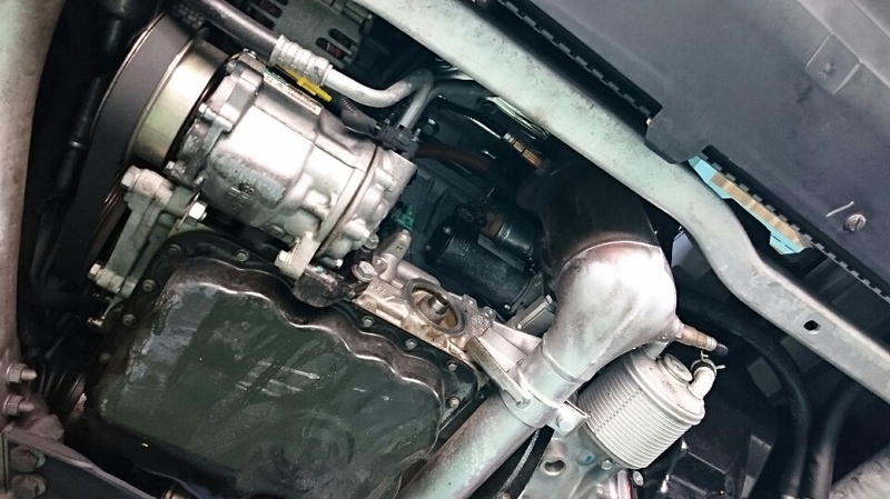 プジョー407　セルモーター交換